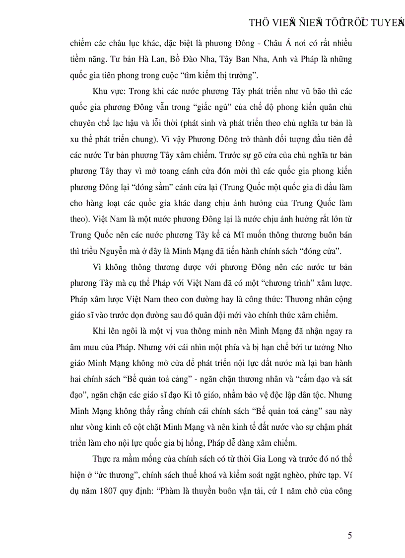 image for page Sự hình thành và tác động của chính sách Bế quan tỏa cảng dưới triều Minh Mạng