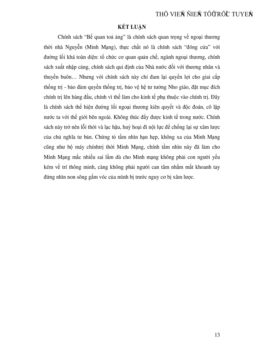 image for page Sự hình thành và tác động của chính sách Bế quan tỏa cảng dưới triều Minh Mạng