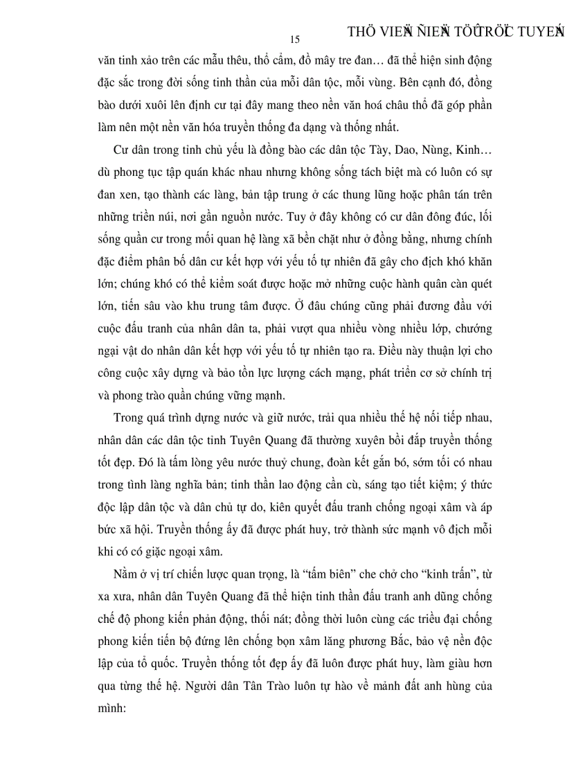 image for page Đảng lãnh đạo xây dựng ATK ở Tuyên Quang trong kháng chiến chống thực dân Pháp 1946 1954