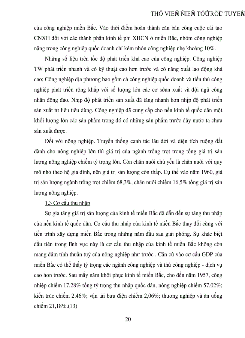 image for page Biến đổi cơ cấu kinh tế xã hội miền Bắc thời kỳ 1954 1960