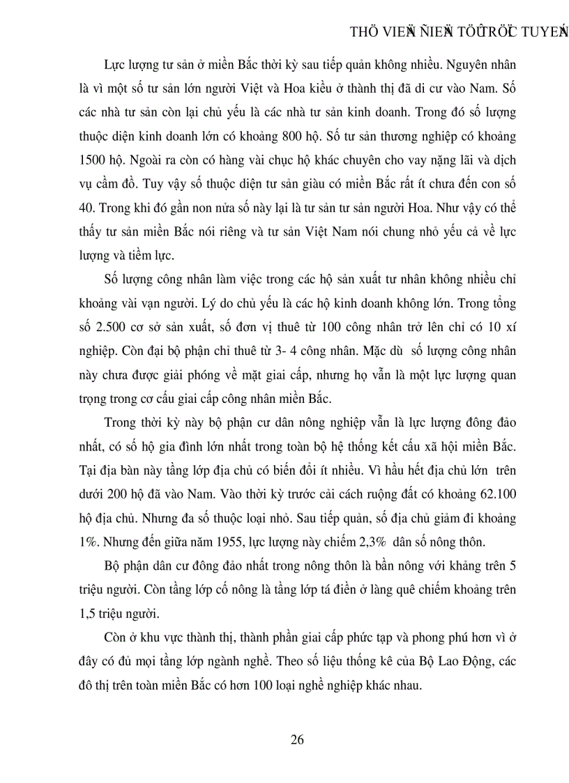 image for page Biến đổi cơ cấu kinh tế xã hội miền Bắc thời kỳ 1954 1960