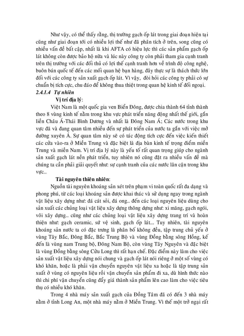 image for page Định hướng chiến lược phát triển công ty gạch đồng tâm đến năm 2010