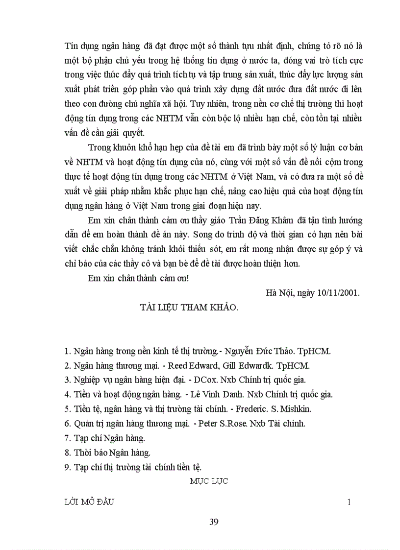 image for page Báo cáo Hoạt động tín dụng của hệ thống NHTM Việt Nam trong giai đoạn hiện nay