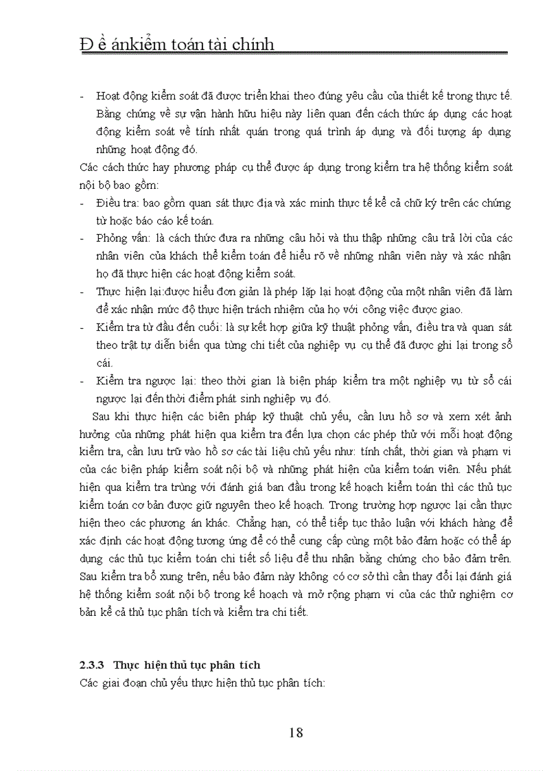 image for page Đề án môn học Trình tự tổ chức công tác kiểm toán