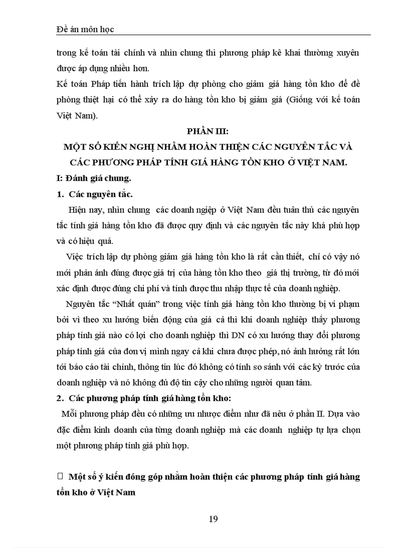 image for page Báo cáo Bàn về hệ thống nguyên tắc và phương pháp tính giá hàng tồn kho trong doanh nghiệp