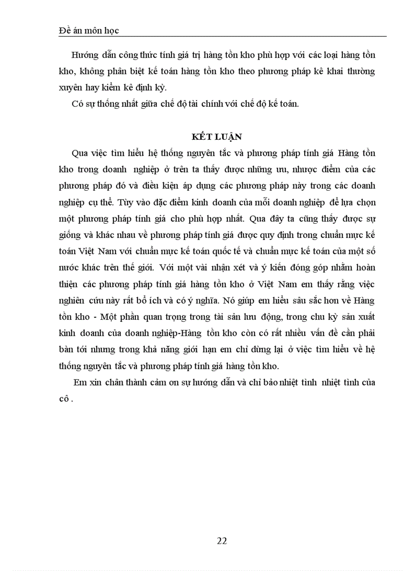 image for page Báo cáo Bàn về hệ thống nguyên tắc và phương pháp tính giá hàng tồn kho trong doanh nghiệp