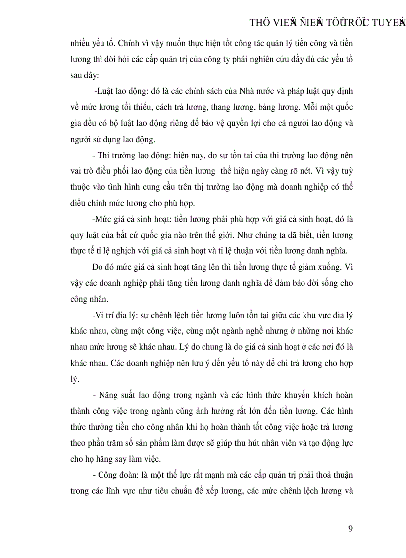 image for page Quản lý tiền lương và tiền công tại Công ty Khai thác công trình thuỷ lợi La Khê thực trạng và giải pháp