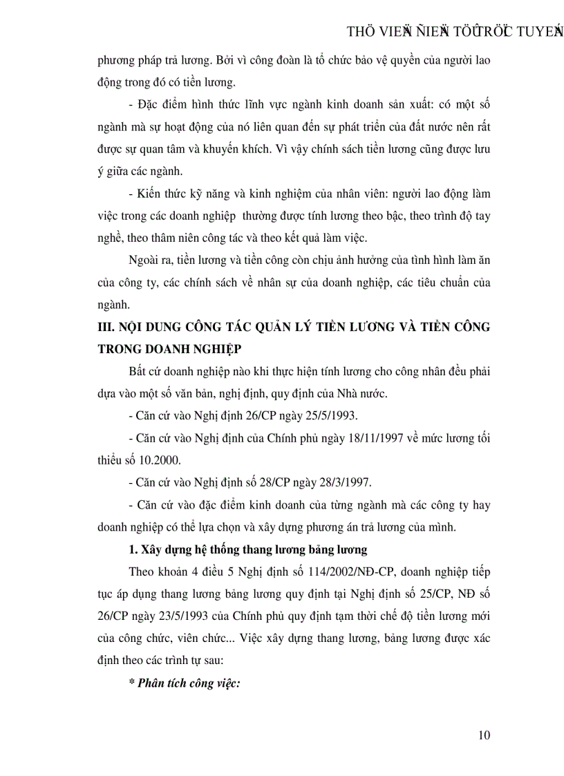 image for page Quản lý tiền lương và tiền công tại Công ty Khai thác công trình thuỷ lợi La Khê thực trạng và giải pháp