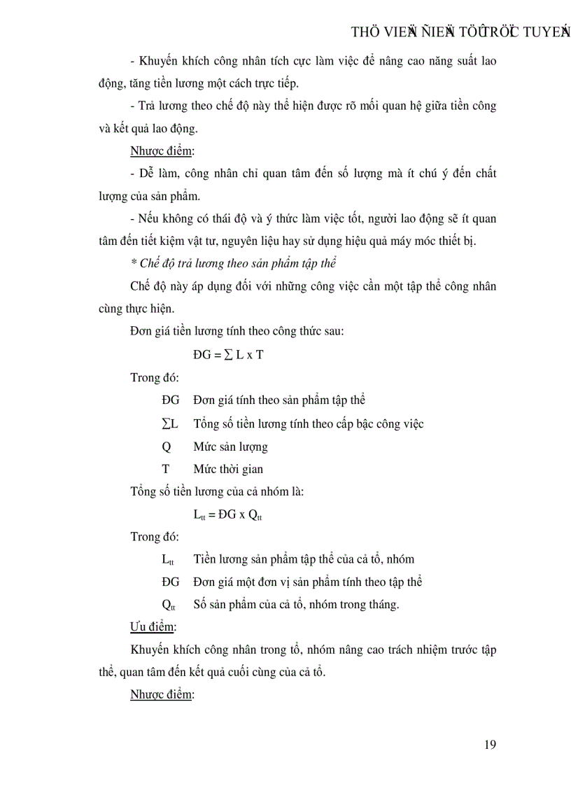 image for page Quản lý tiền lương và tiền công tại Công ty Khai thác công trình thuỷ lợi La Khê thực trạng và giải pháp