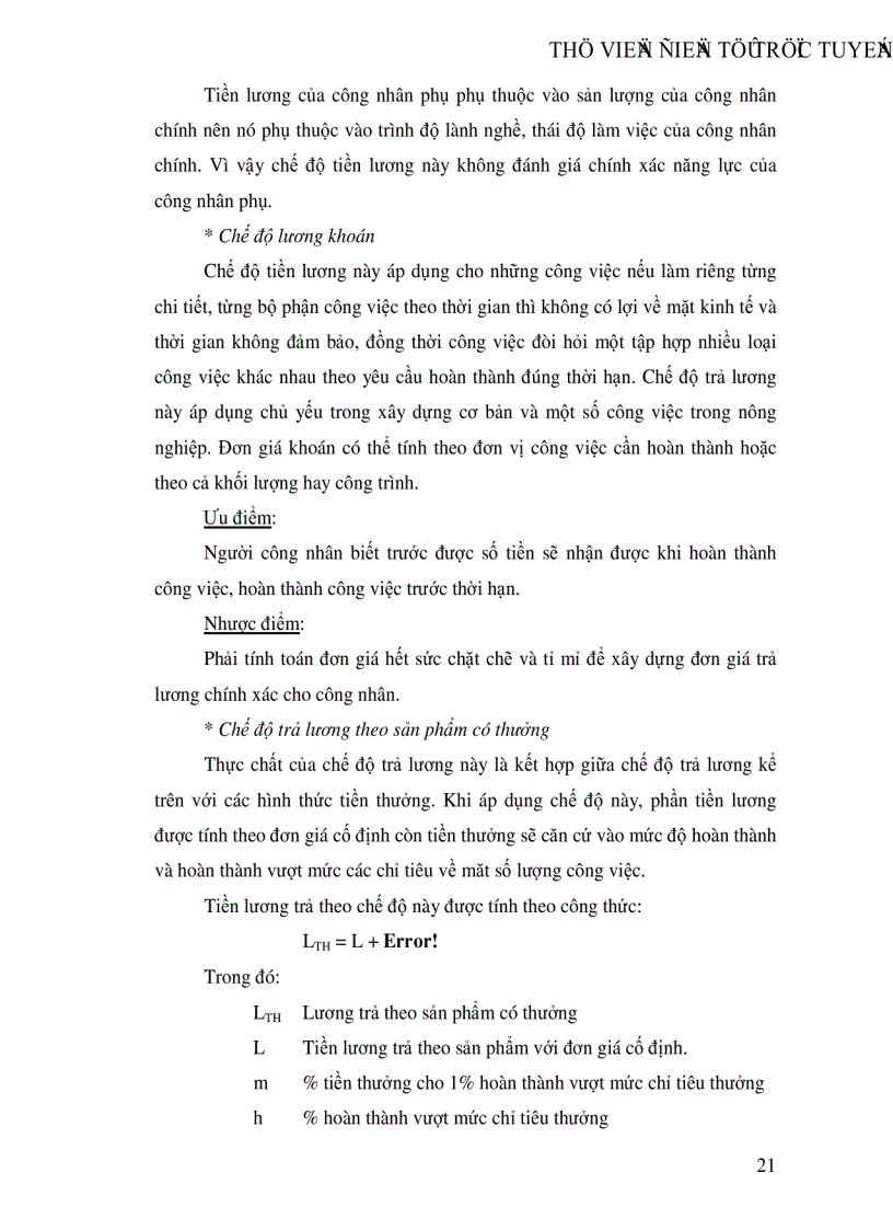 image for page Quản lý tiền lương và tiền công tại Công ty Khai thác công trình thuỷ lợi La Khê thực trạng và giải pháp