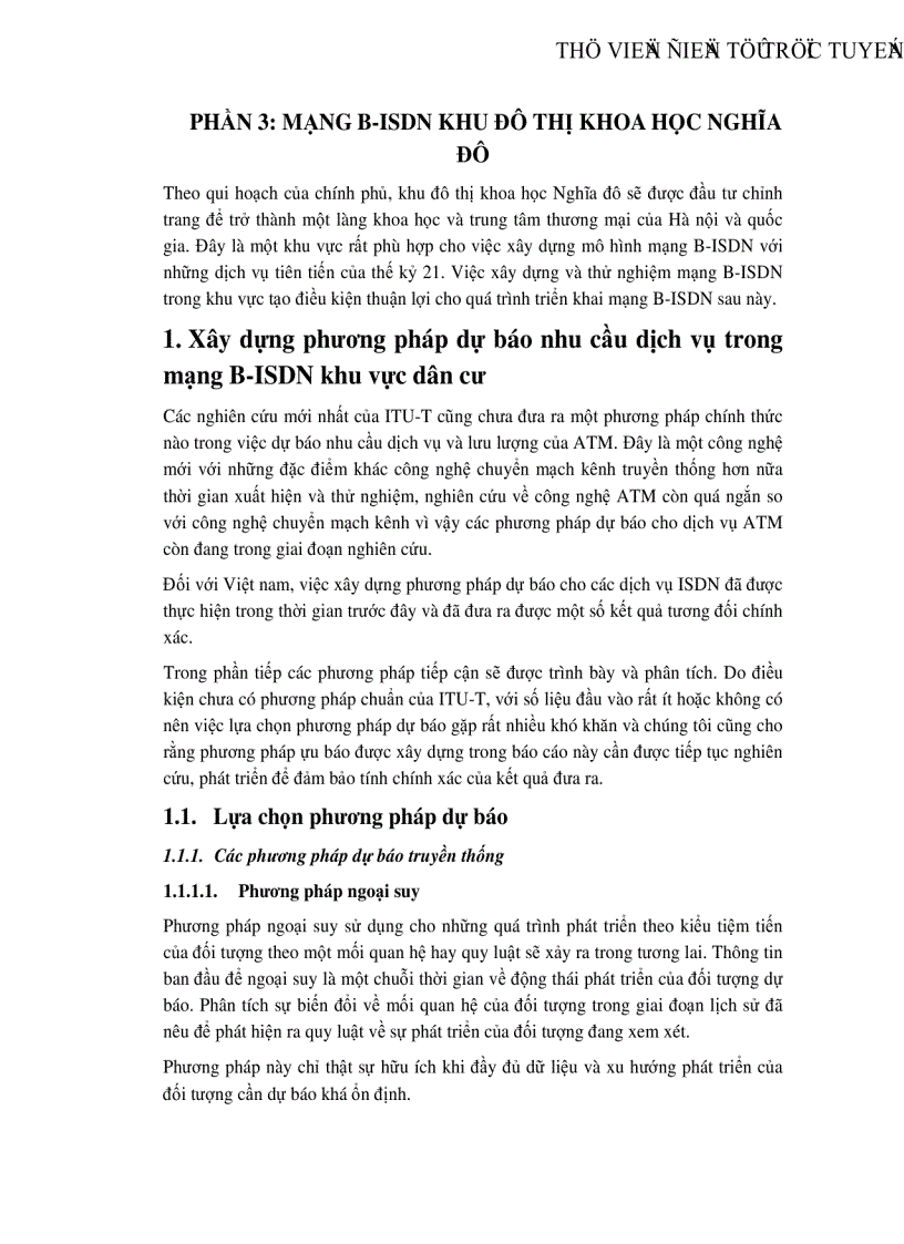 image for page Nghiên cứu công cụ thiết kế mạng B ISDN và xây dựng cấu hình mạng B ISDN thử nghiệm tại Khu đô thị Khoa học Nghĩa Đô