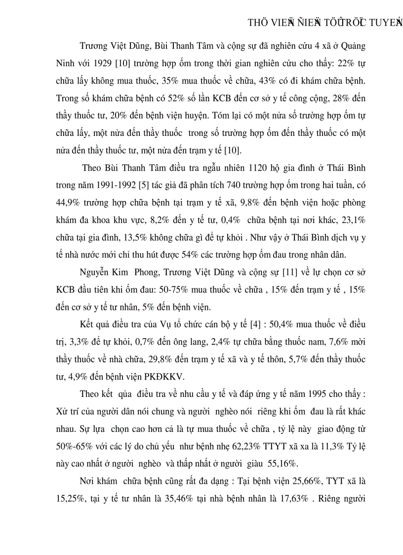 image for page Thực trạng nhu cầu chăm sóc sức khoẻ và sử dụng dịch vụ y tế tại xã Tân Lập núi huyện Chợ Đồn tỉnh Bắc Kạn