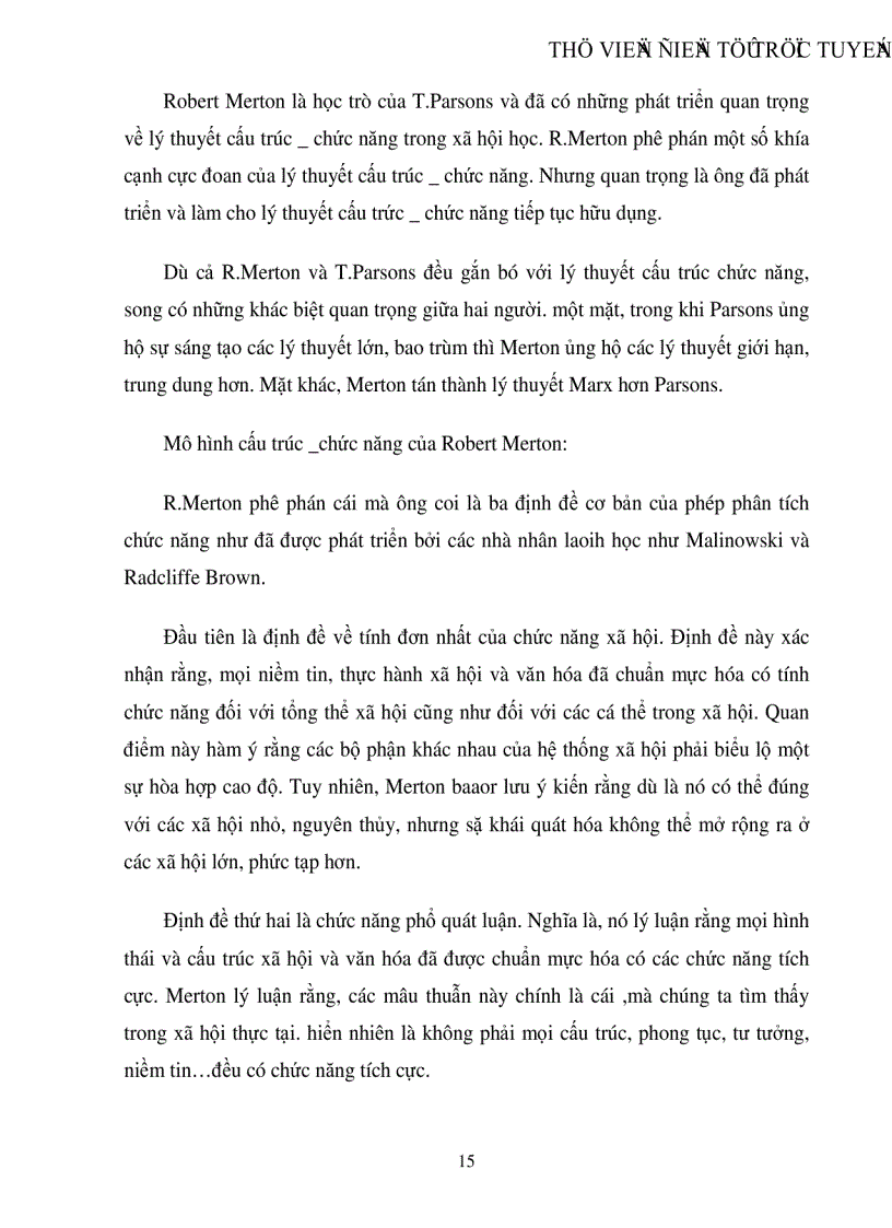 image for page Lý thuyết cấu trúc chức năng trong xã hội học