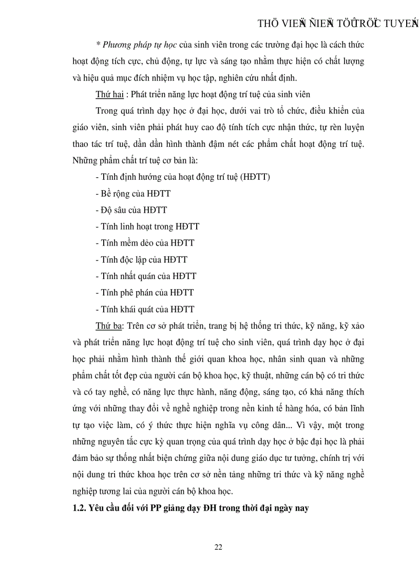 image for page Phản ứng của sinh viên trường ĐH KHXH NV đối với việc áp dụng phương pháp giảng dạy tích cực trong nhà trường hiện nay