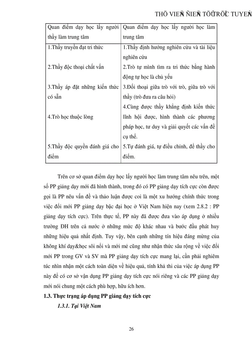 image for page Phản ứng của sinh viên trường ĐH KHXH NV đối với việc áp dụng phương pháp giảng dạy tích cực trong nhà trường hiện nay