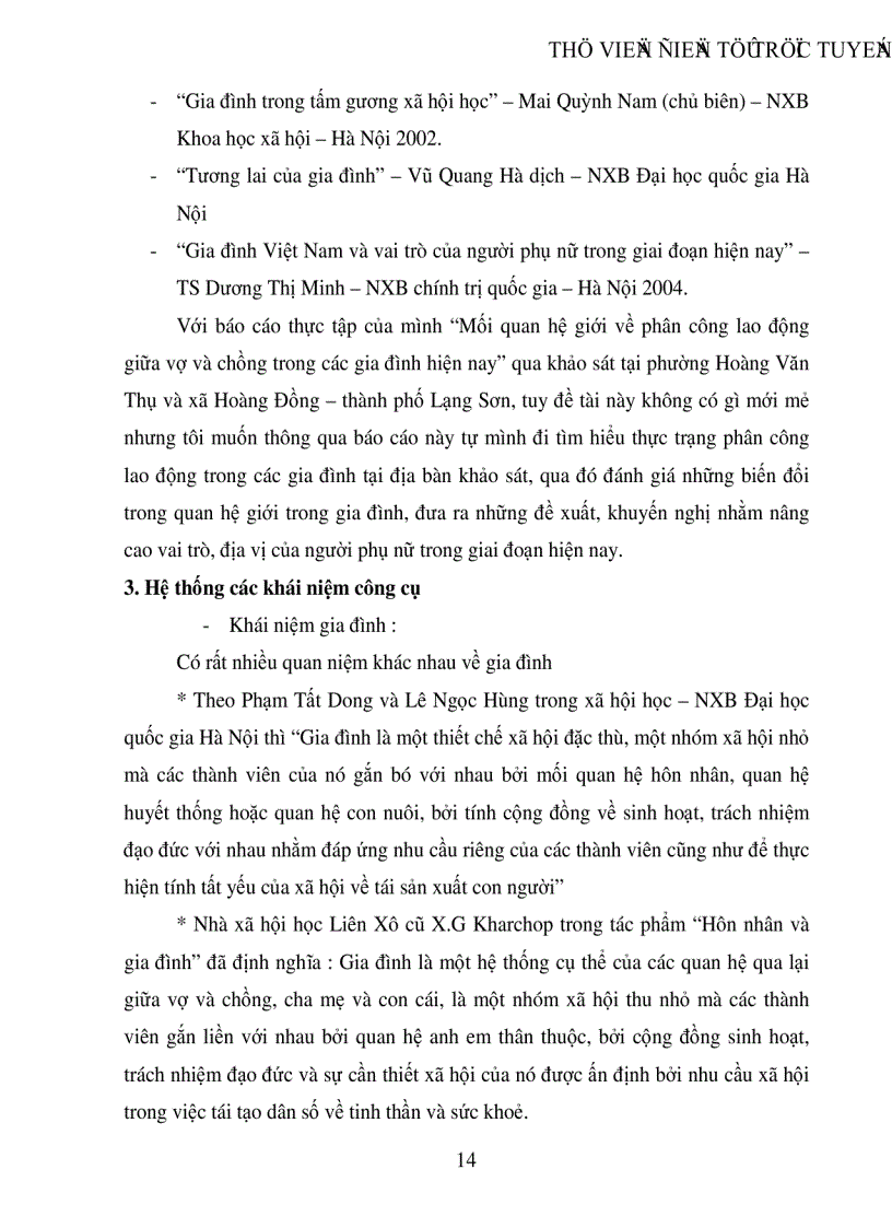 image for page Mối quan hệ giới về phân công lao động giữa vợ và chồng trong gia đình hiện nay