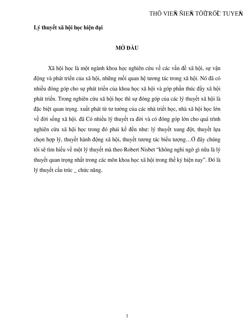 image for page Lý thuyết xã hội học hiện đại