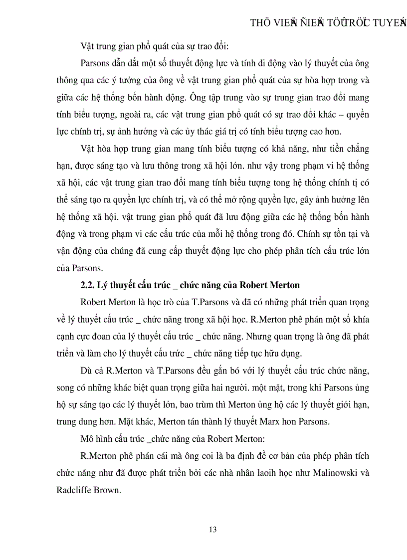 image for page Lý thuyết xã hội học hiện đại