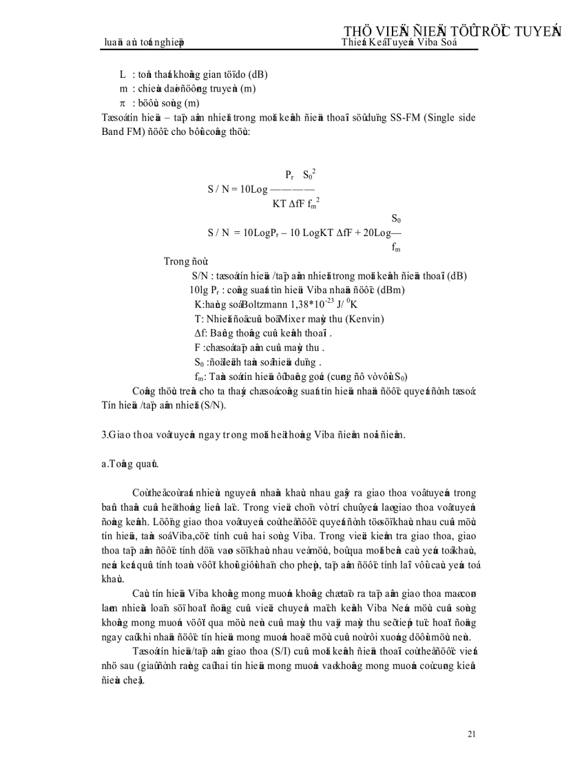 image for page Thiết kế tuyến Viba số