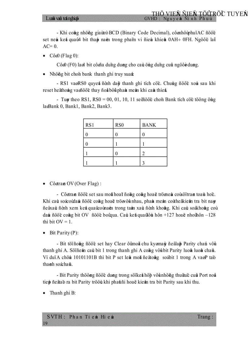 image for page Giao Tiếp Giữa Vi Điều Khiển 8951 và Máy Vi Tính