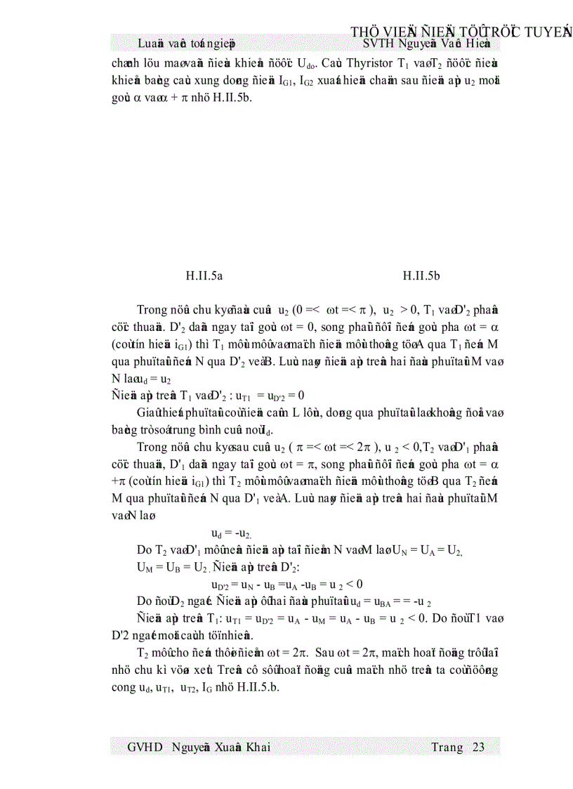 image for page Thiết kế và thi công một mô hình mạch kích dùng Thyristor trong thiết bị chỉnh lưu có điều khiển