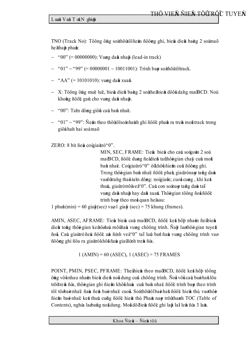 image for page Phân tích hệ thống máy CD VCD ứng dụng khối MPEG VIDEO AUDIO DECODER để chuyển máy CD sang VCD