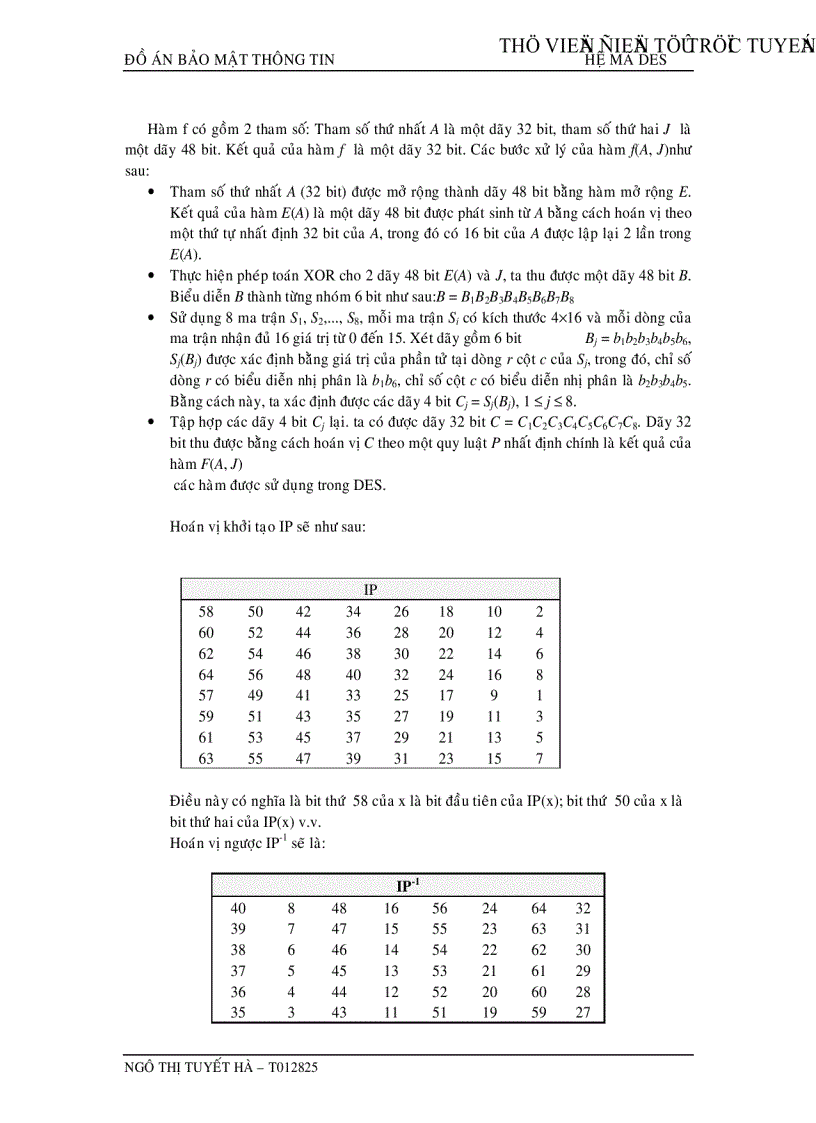 image for page Tìm hiểu hệ mã chuẩn cài đặt des và thám mã 3 vòng