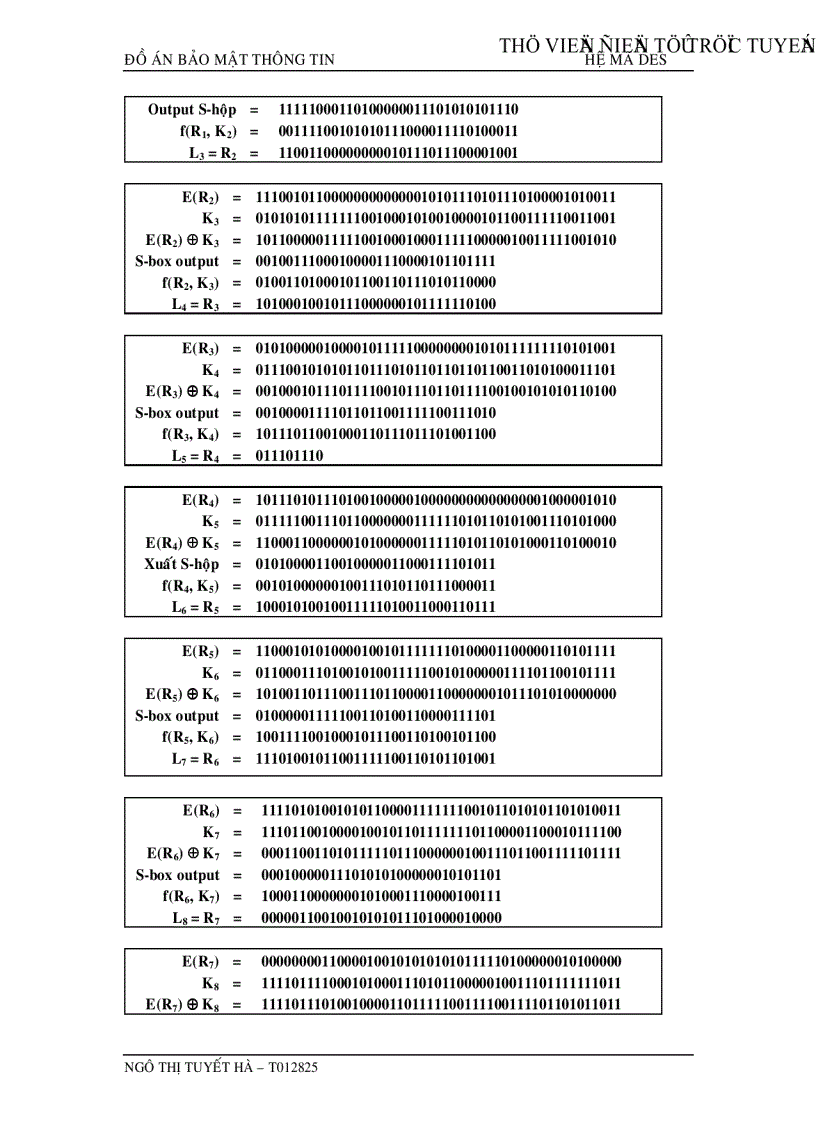 image for page Tìm hiểu hệ mã chuẩn cài đặt des và thám mã 3 vòng
