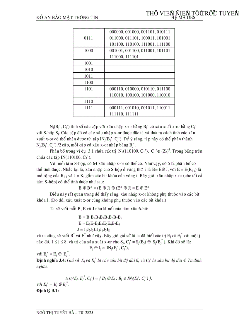 image for page Tìm hiểu hệ mã chuẩn cài đặt des và thám mã 3 vòng