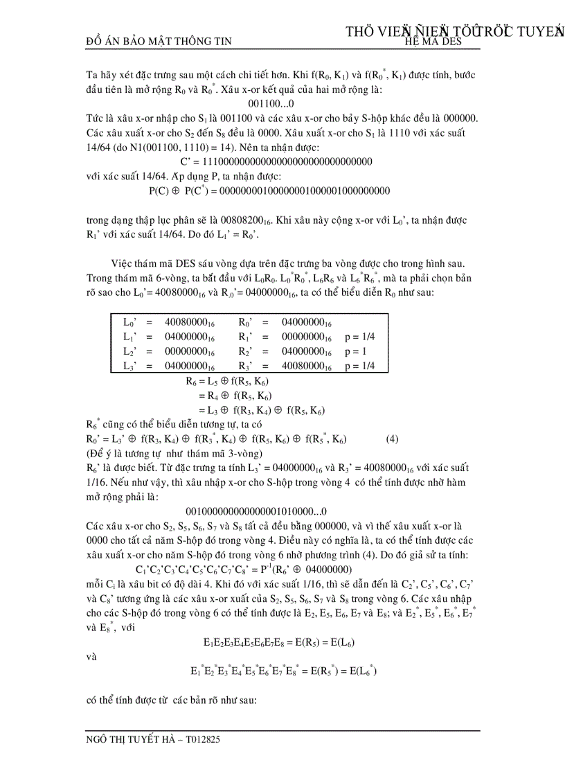 image for page Tìm hiểu hệ mã chuẩn cài đặt des và thám mã 3 vòng