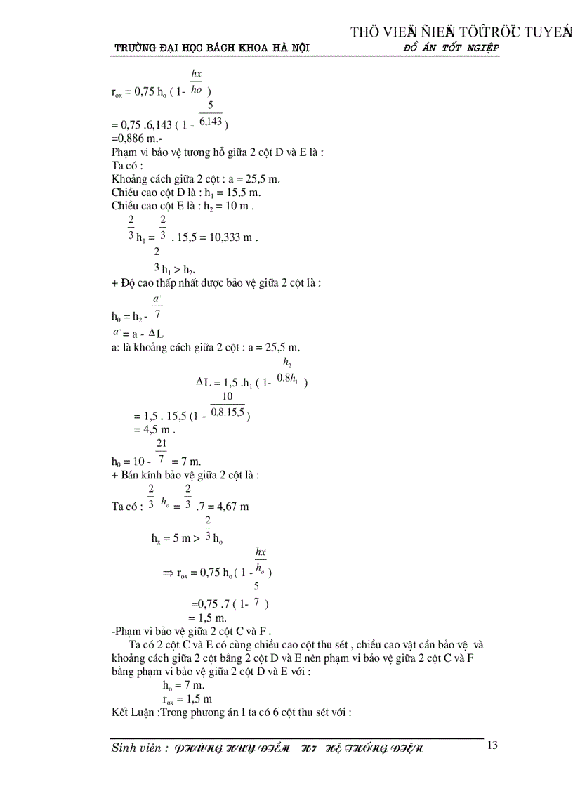 image for page Thiết kế hệ thống chống sét cho một trạm biến áp và đường dây cao áp dẫn tới trạm