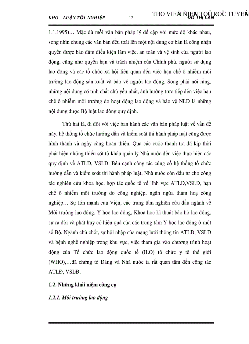 image for page Vai trò của Công đoàn trong việc cải thiện điều kiện lao động cho công nhân Qua khảo sát tại Công ty CP may Chiến Thắng