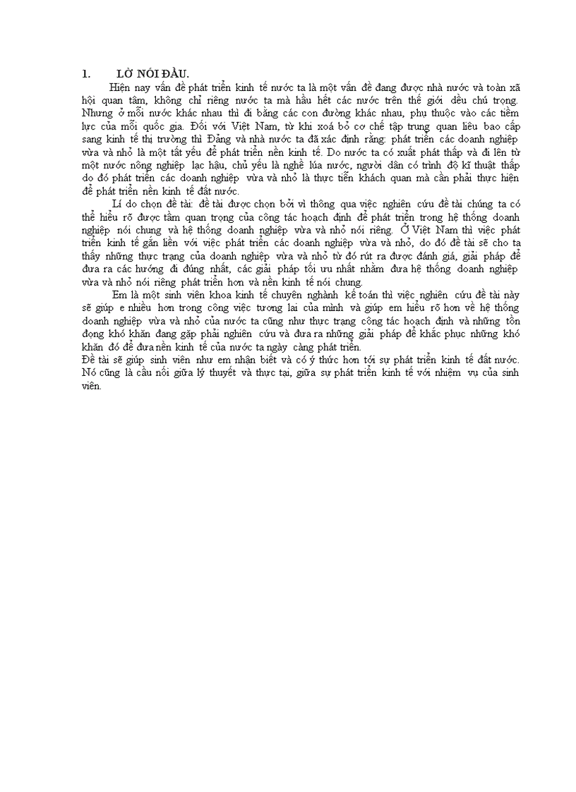 image for page Thực trạng công tác hoạch định trong doanh nghiệp vừa và nhỏ ở nước ta gần đây