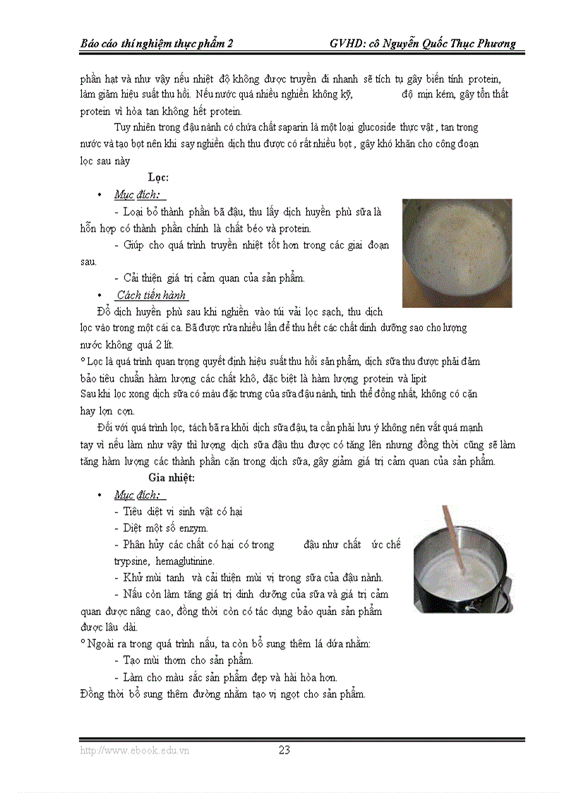 image for page Công nghệ chế biến sữa đậu nành