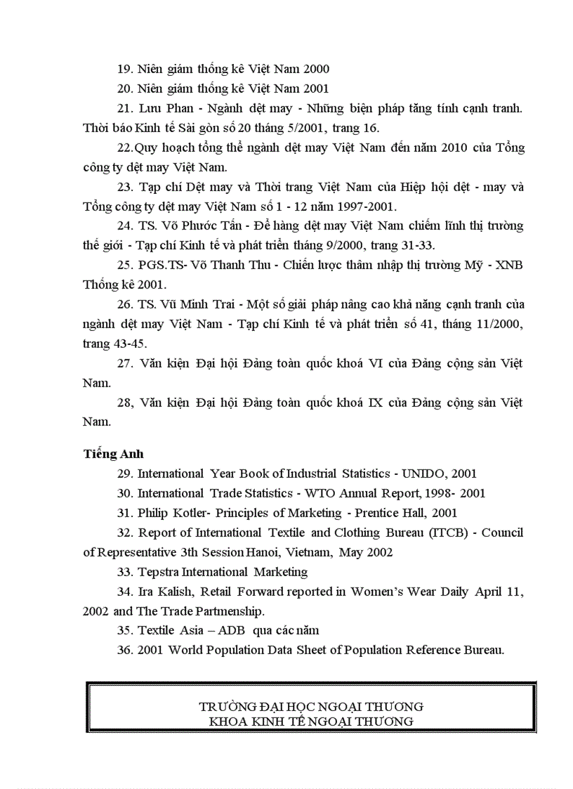 image for page Thách thức và cơ hội của ngành dệt may khi Việt Nam gia nhập WTO