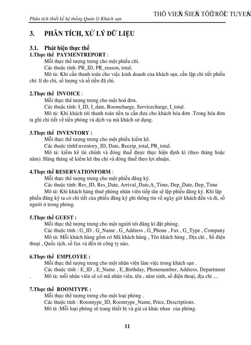 image for page Phân tích thiết kế hệ thống Quản lý Khách sạn
