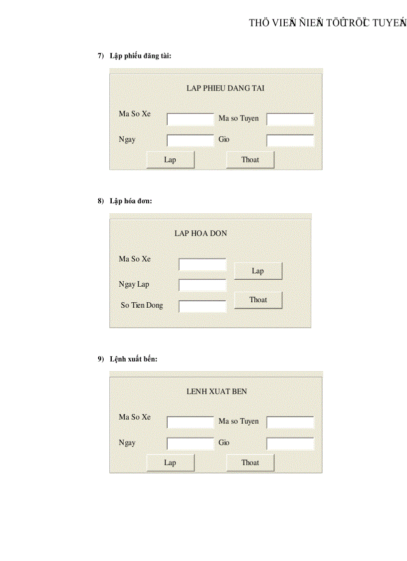 image for page Phân tích và thiết kế hệ thống thông tin quản lý bến xe Miền Đông