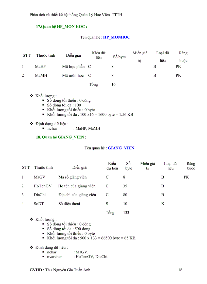 image for page Phân tích và thiết kế hệ thống quản lý học viên trung tâm tin học đại học Khoa Học Tự Nhiên