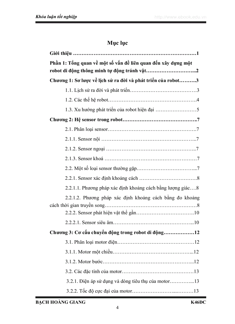 image for page Xây dựng robot di động tránh vật cản dựa trên các sensor siêu âm và sensor địa bàn