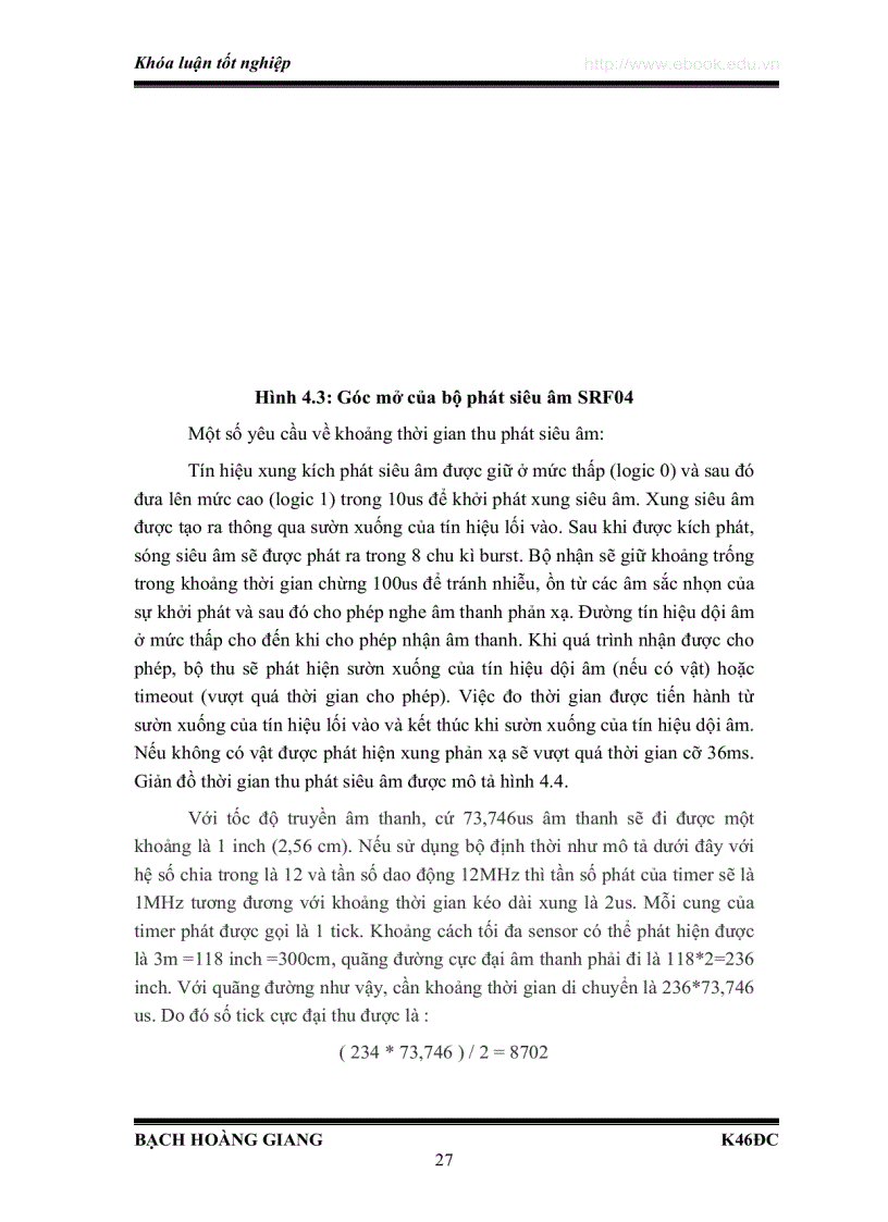 image for page Xây dựng robot di động tránh vật cản dựa trên các sensor siêu âm và sensor địa bàn