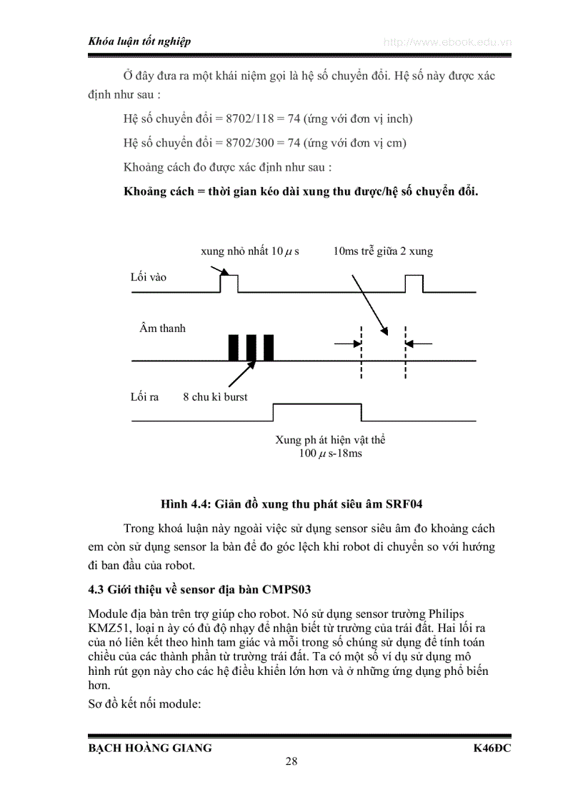 image for page Xây dựng robot di động tránh vật cản dựa trên các sensor siêu âm và sensor địa bàn