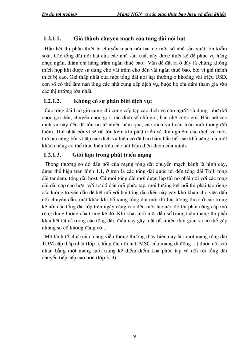 image for page Mạng NGN và các giao thức báo hiệu và điều khiển