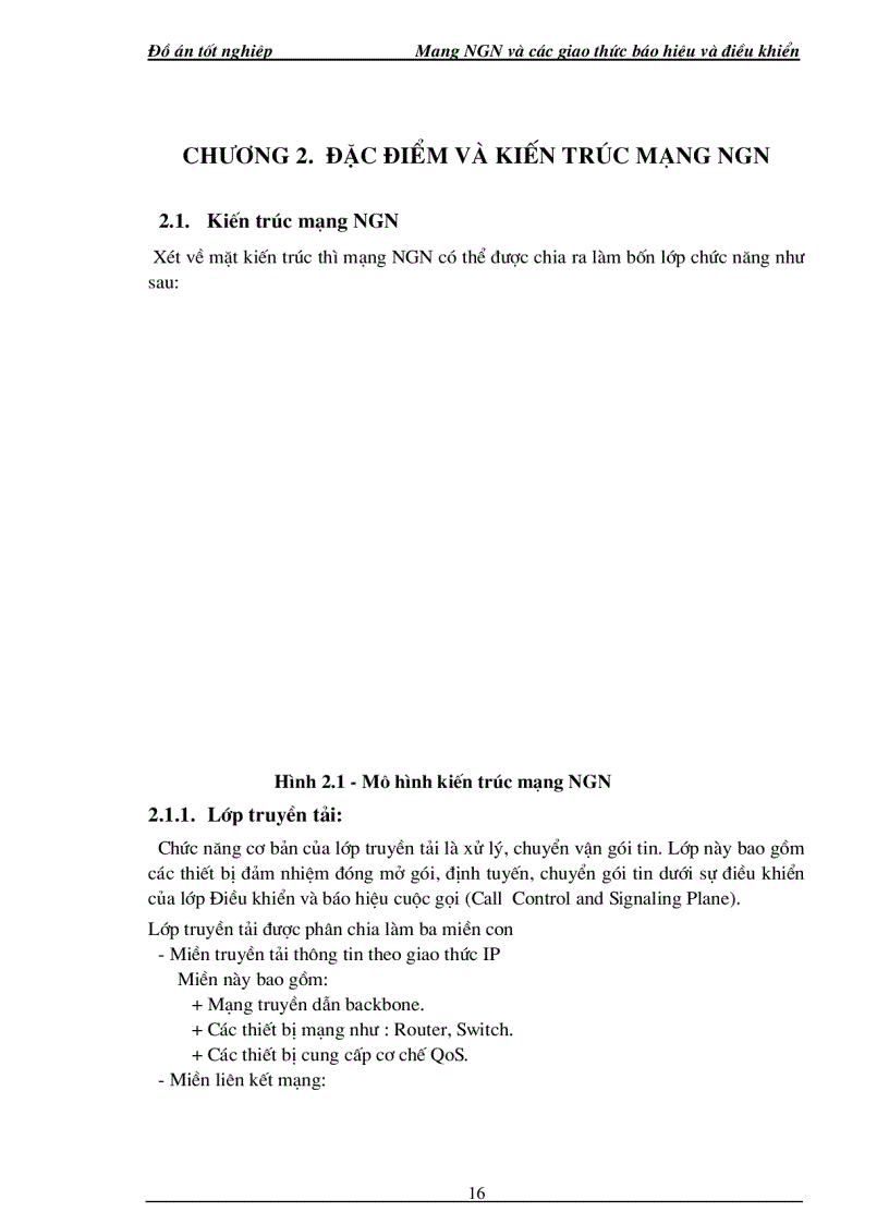 image for page Mạng NGN và các giao thức báo hiệu và điều khiển