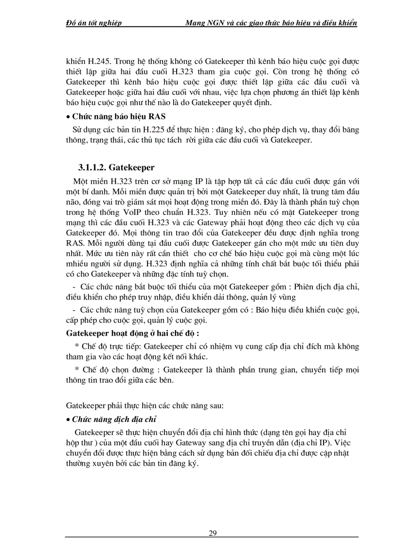 image for page Mạng NGN và các giao thức báo hiệu và điều khiển