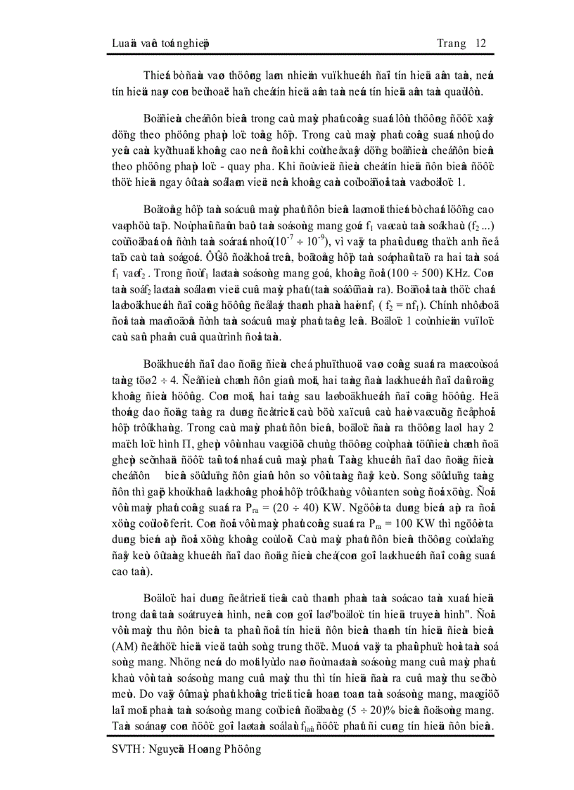 image for page Máy phát hình RF