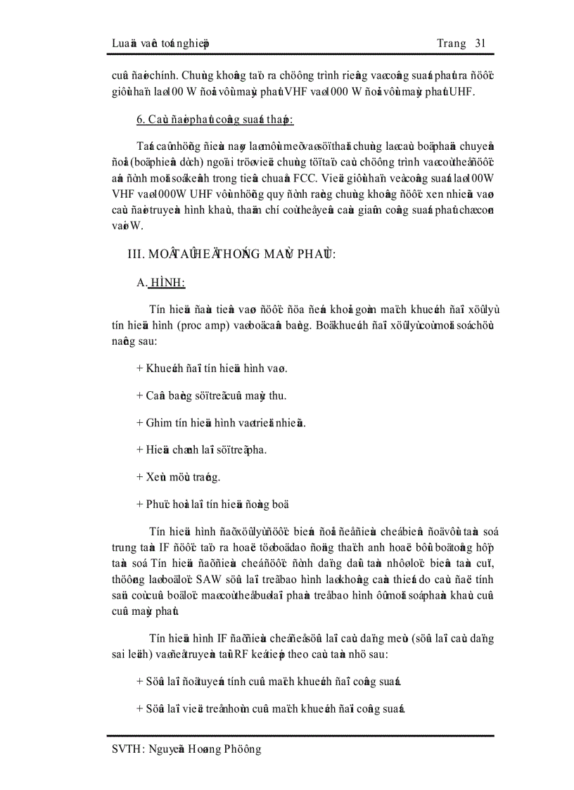 image for page Máy phát hình RF