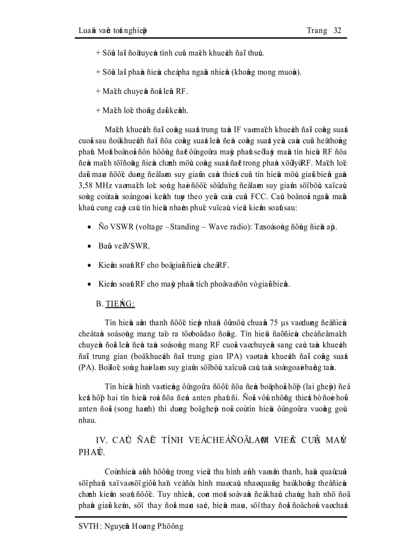 image for page Máy phát hình RF