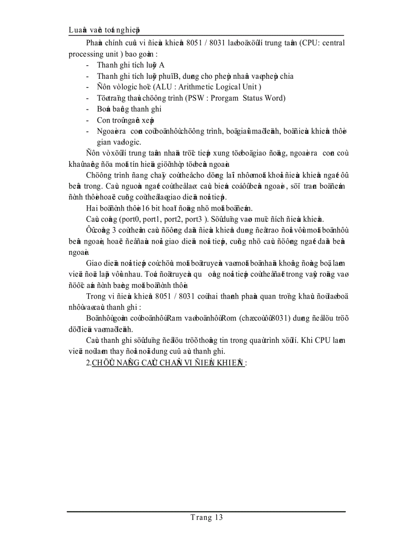 image for page Khảo sát và ứng dụng vi điều khiển thiết kế thi công mạch khống chế nhiệt độ phòng