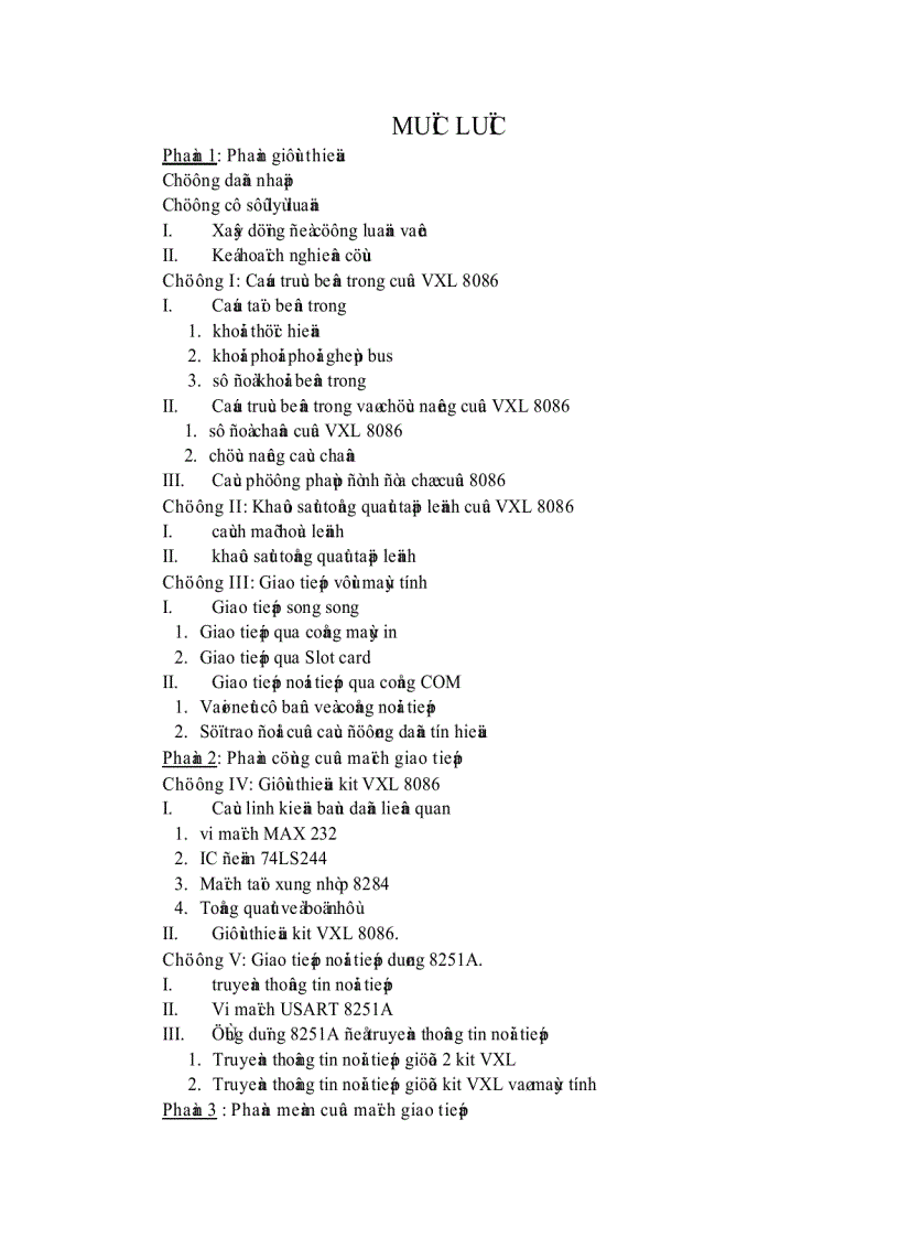 image for page Giao tiếp máy tính với kit vi xử lý 8086