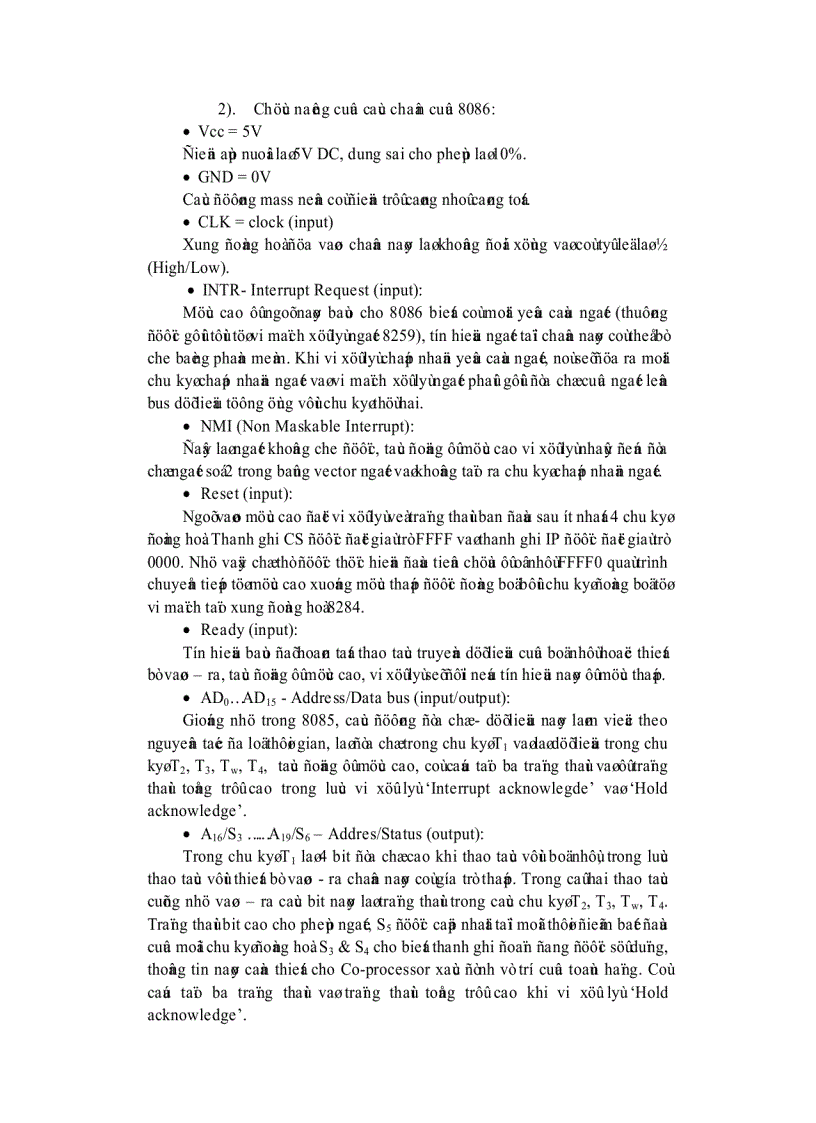 image for page Giao tiếp máy tính với kit vi xử lý 8086